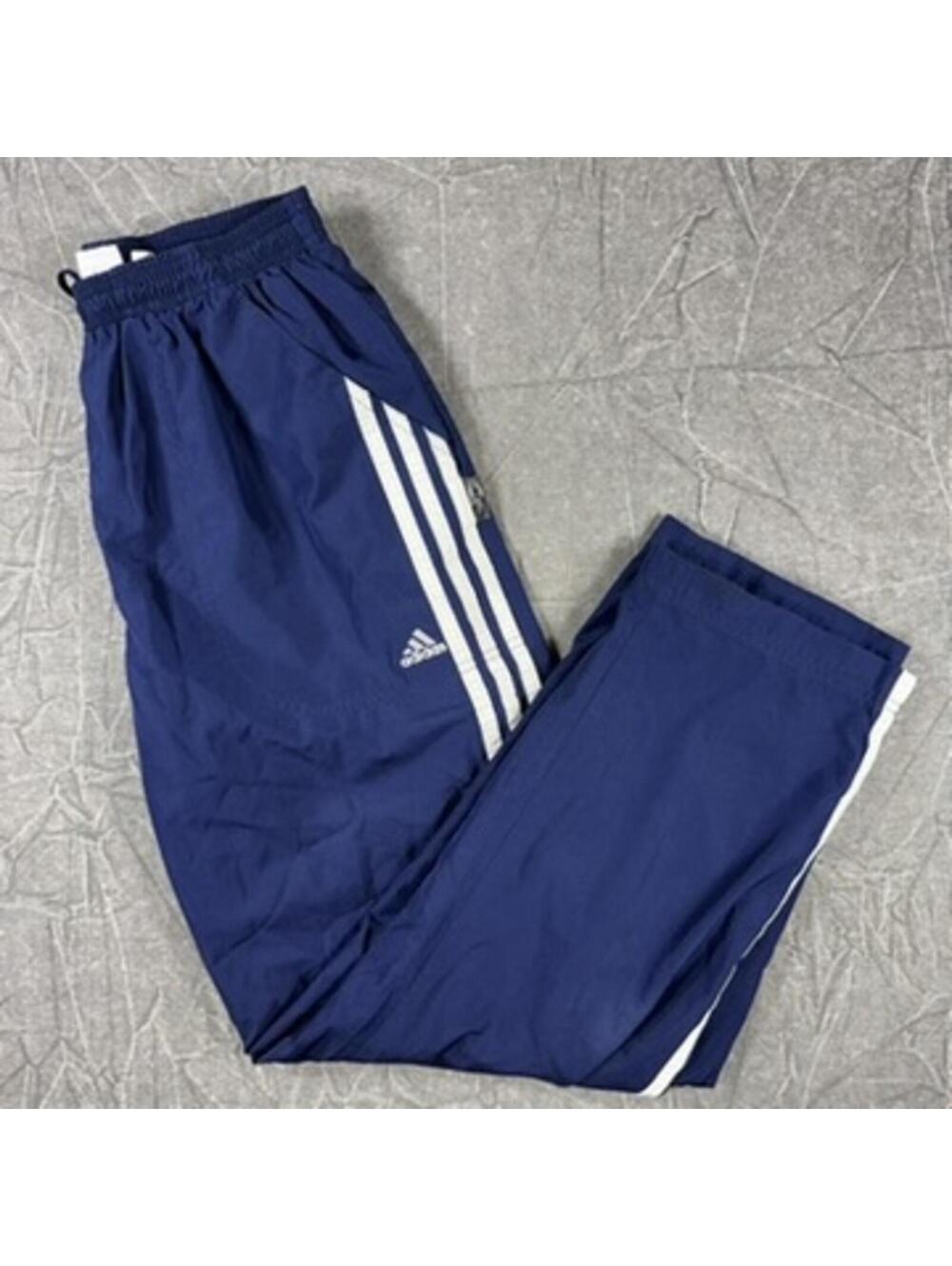 Adidas Pants Men's S Blue Vintage Windbreaker ClimaShell